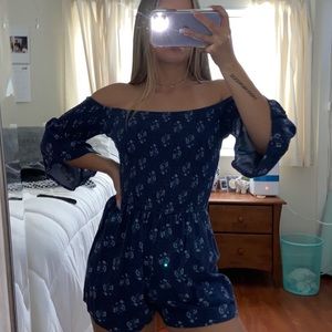 Off the shoulder romper